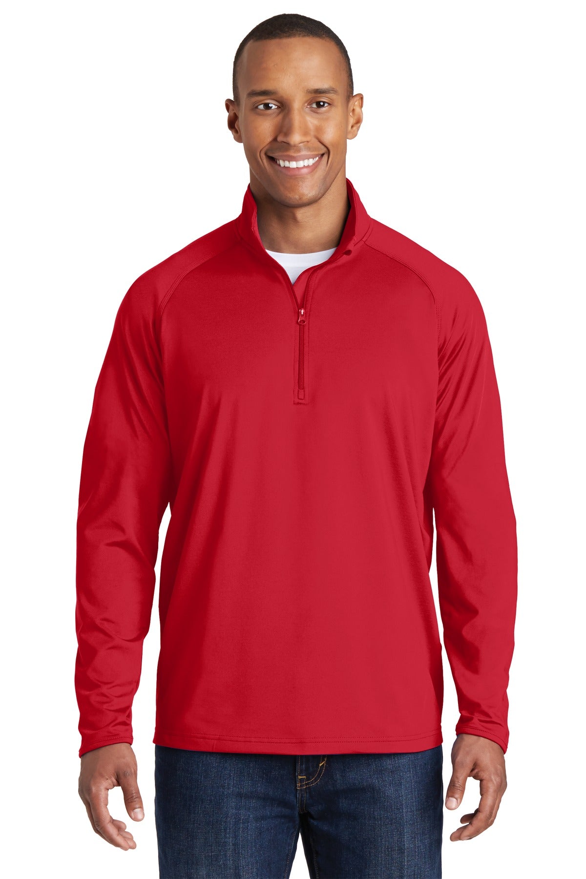 Sport-Tek? Sport-Wick? Stretch 1/4-Zip Pullover. ST850