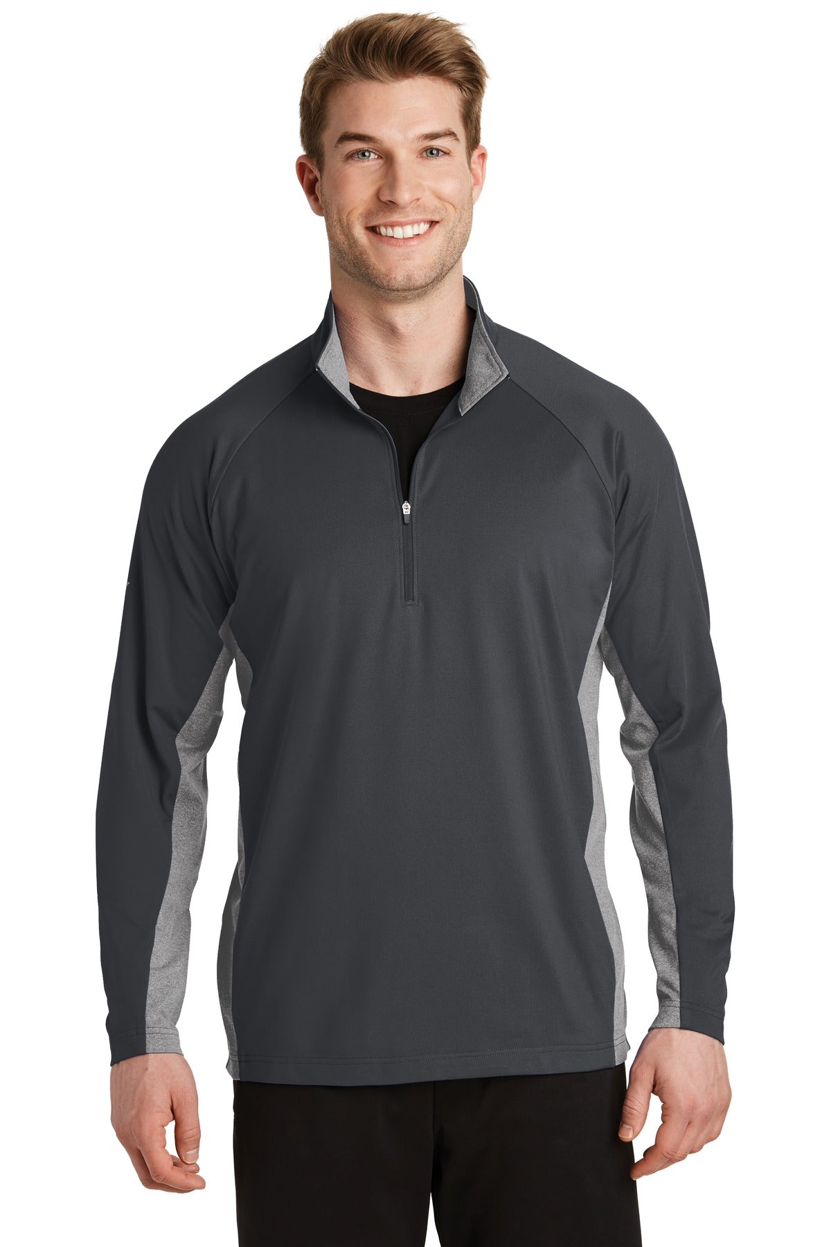 Sport-Tek? Sport-Wick? Stretch Contrast 1/4-Zip Pullover. ST854