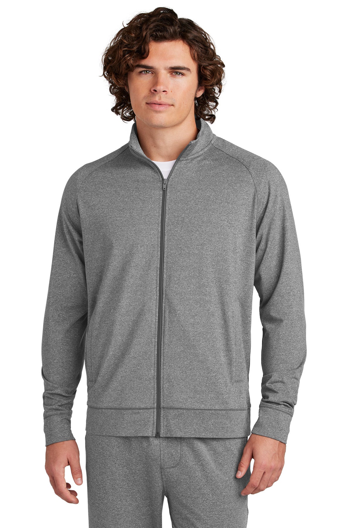 Sport-Tek? Sport-Wick? Stretch Full-Zip Cadet Jacket ST857