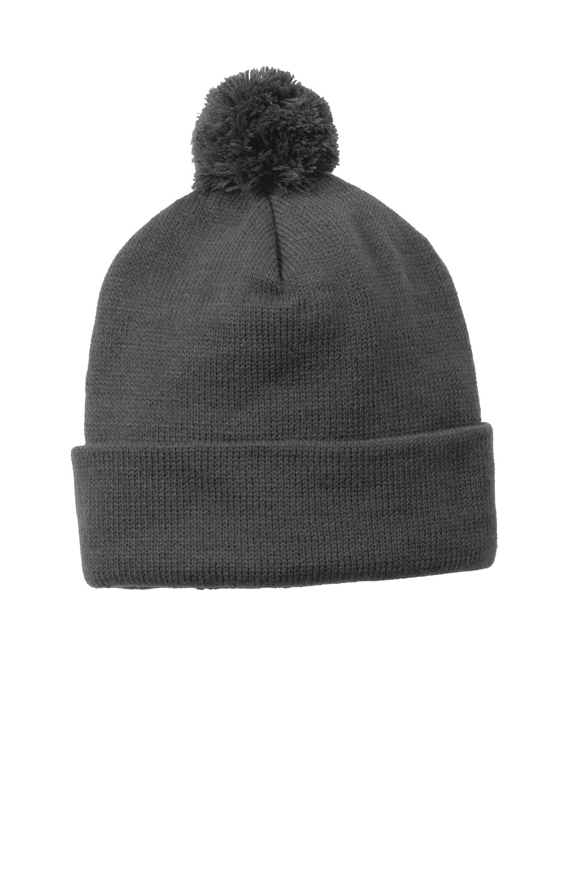 Sport-Tek ? Solid Pom Pom Beanie. STC37