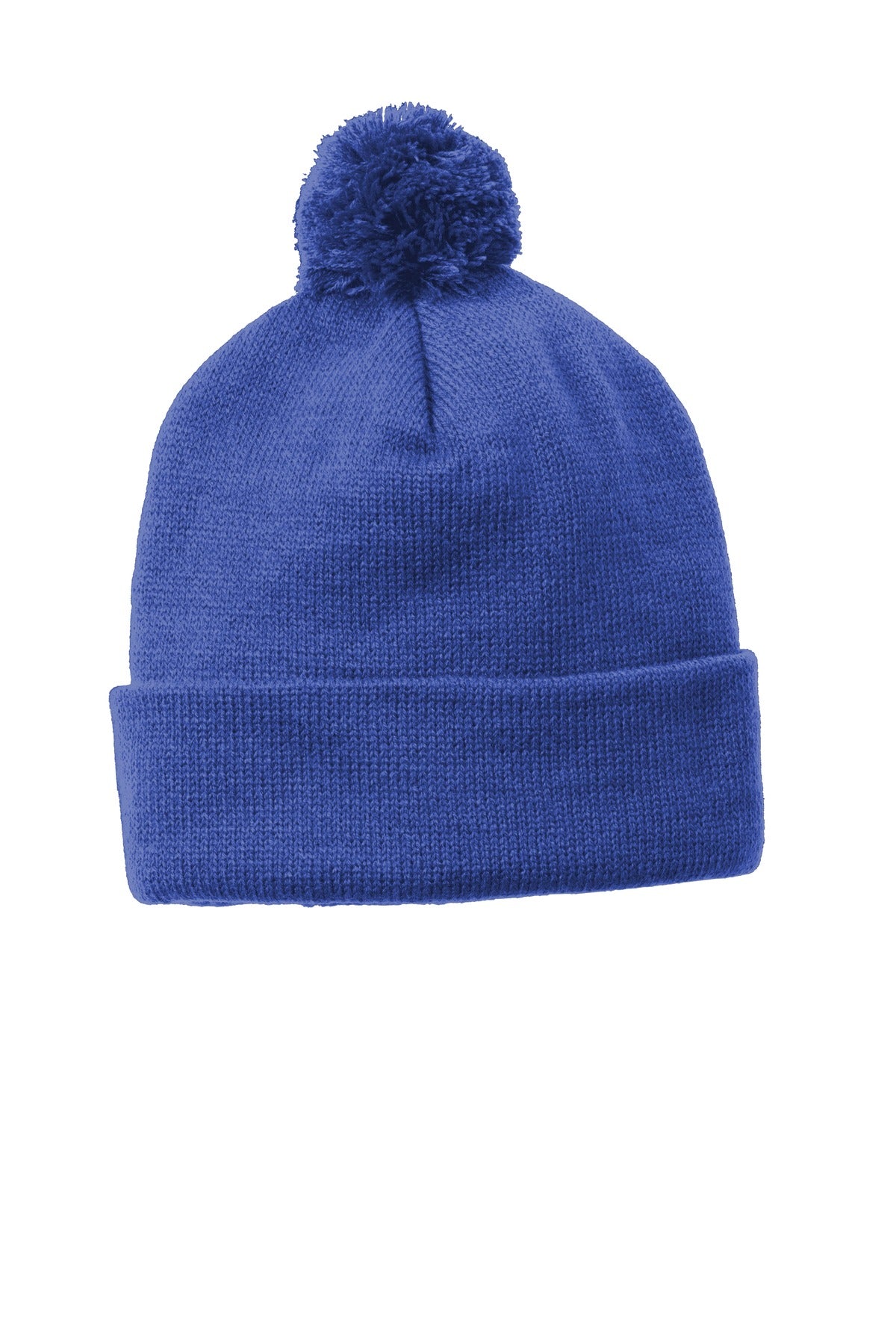 Sport-Tek ? Solid Pom Pom Beanie. STC37