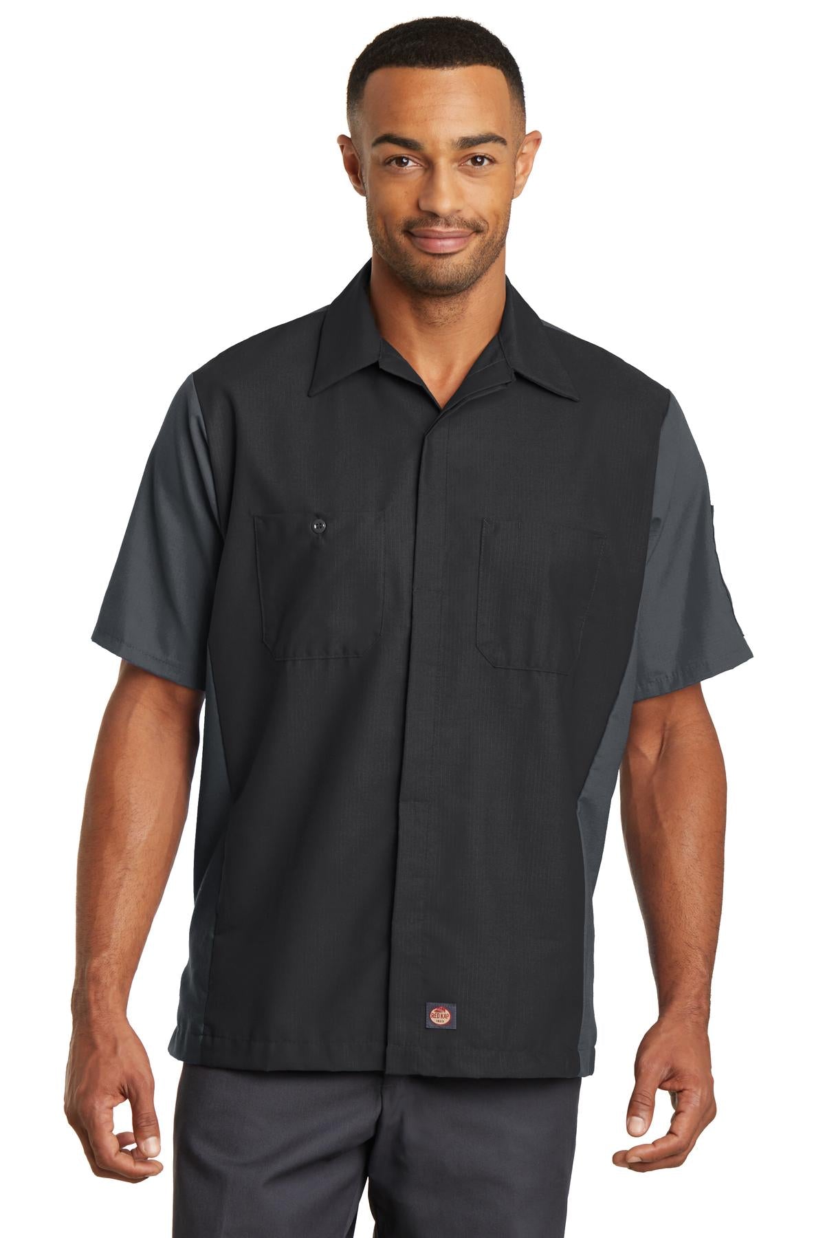 Red Kap? Short Sleeve Ripstop Crew Shirt. SY20