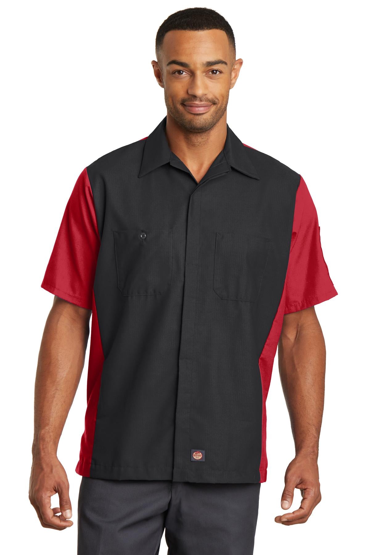 Red Kap? Short Sleeve Ripstop Crew Shirt. SY20