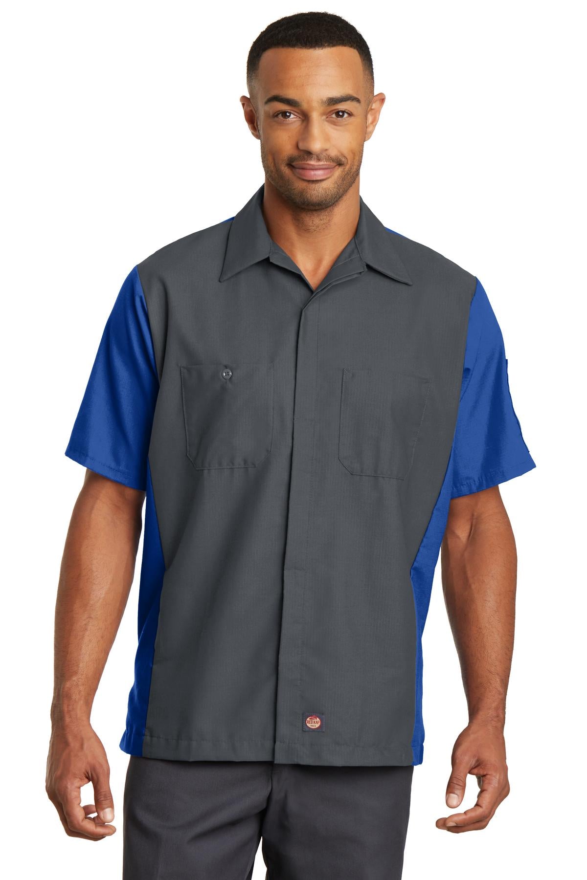 Red Kap? Short Sleeve Ripstop Crew Shirt. SY20