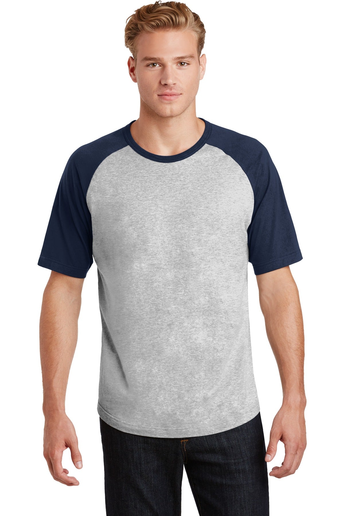 Sport-Tek? Short Sleeve Colorblock Raglan Jersey. T201