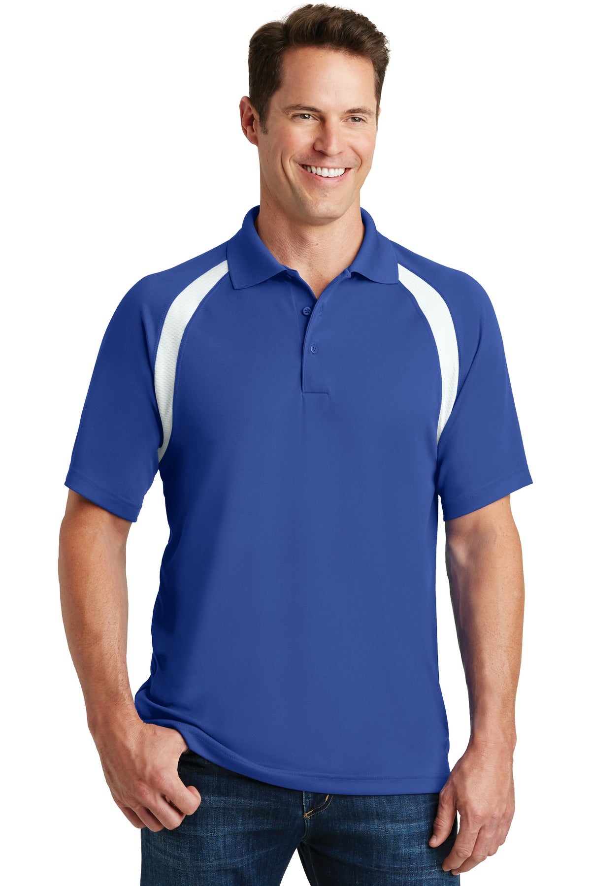 Sport-Tek? Dry Zone? Colorblock Raglan Polo. T476