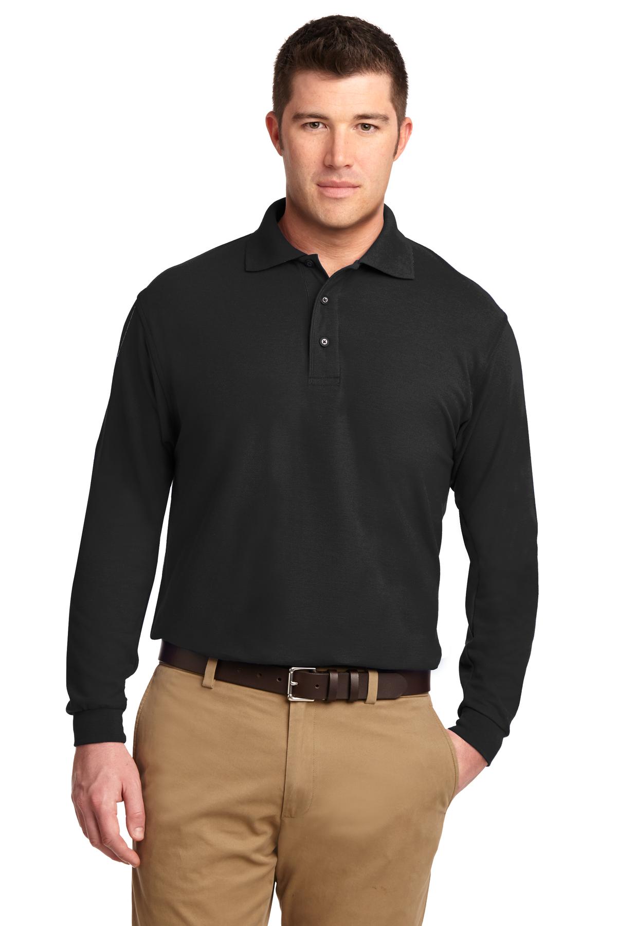 Port Authority? Tall Silk Touch? Long Sleeve Polo. TLK500LS