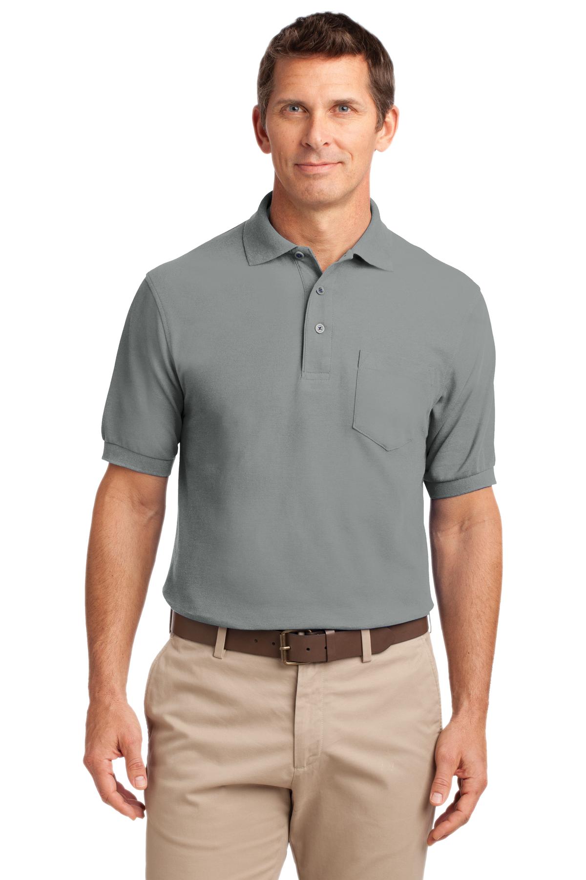 Port Authority? Tall Silk Touch? Polo with Pocket. TLK500P