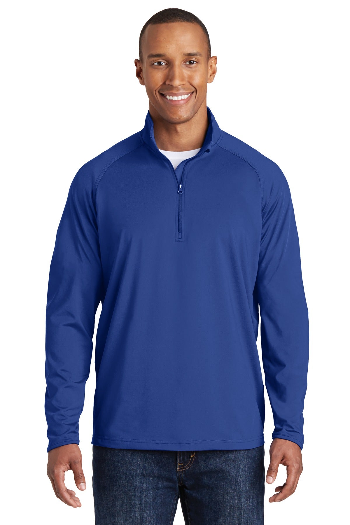 Sport-Tek? Tall Sport-Wick? Stretch 1/4-Zip Pullover. TST850