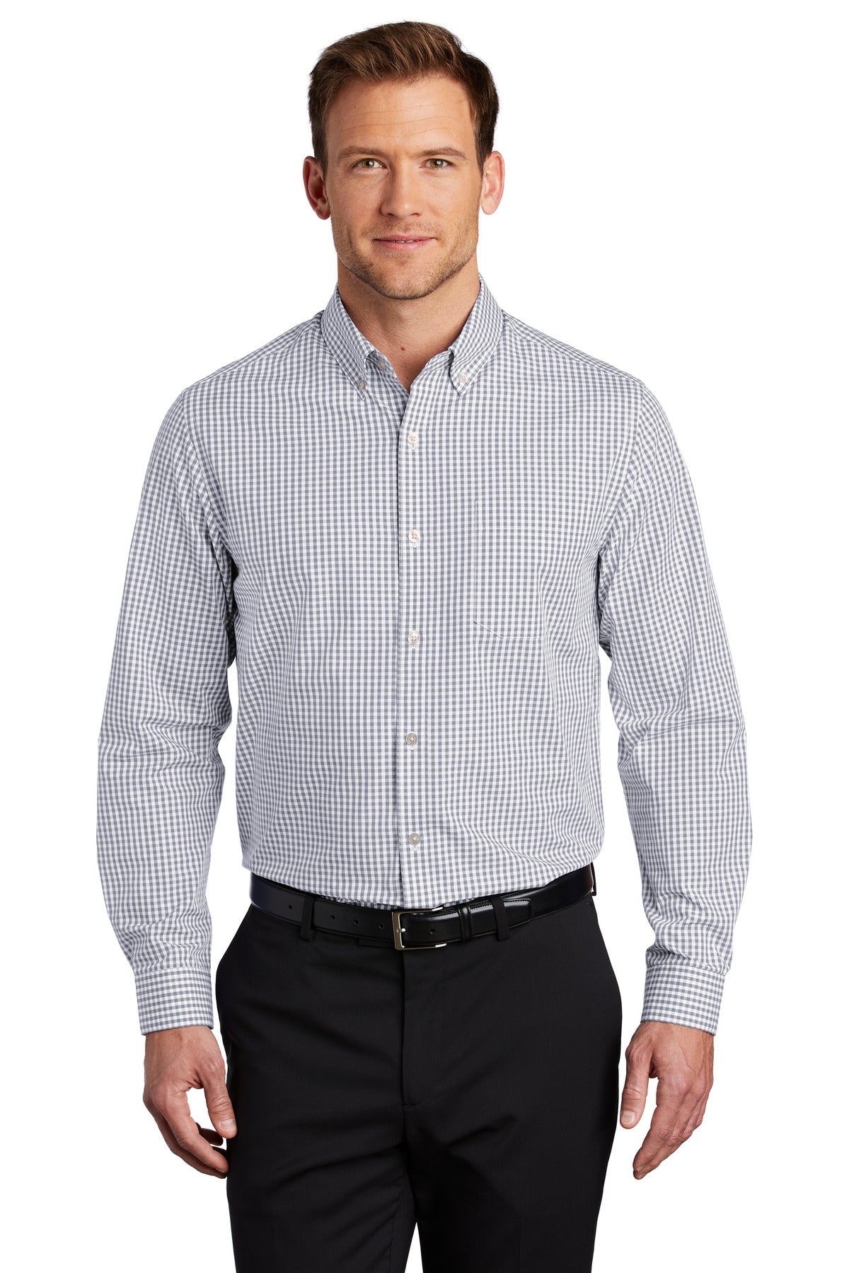 Port Authority ? Broadcloth Gingham Easy Care Shirt W644