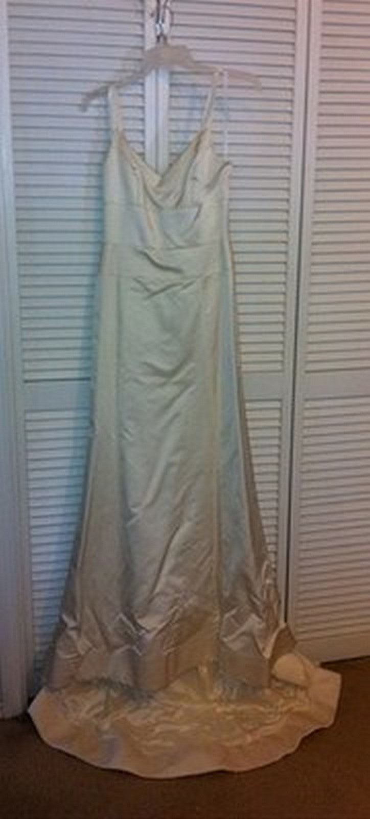 Watters & Watters Women Dress Bridals Satin Ivory 3-Pan Size 6