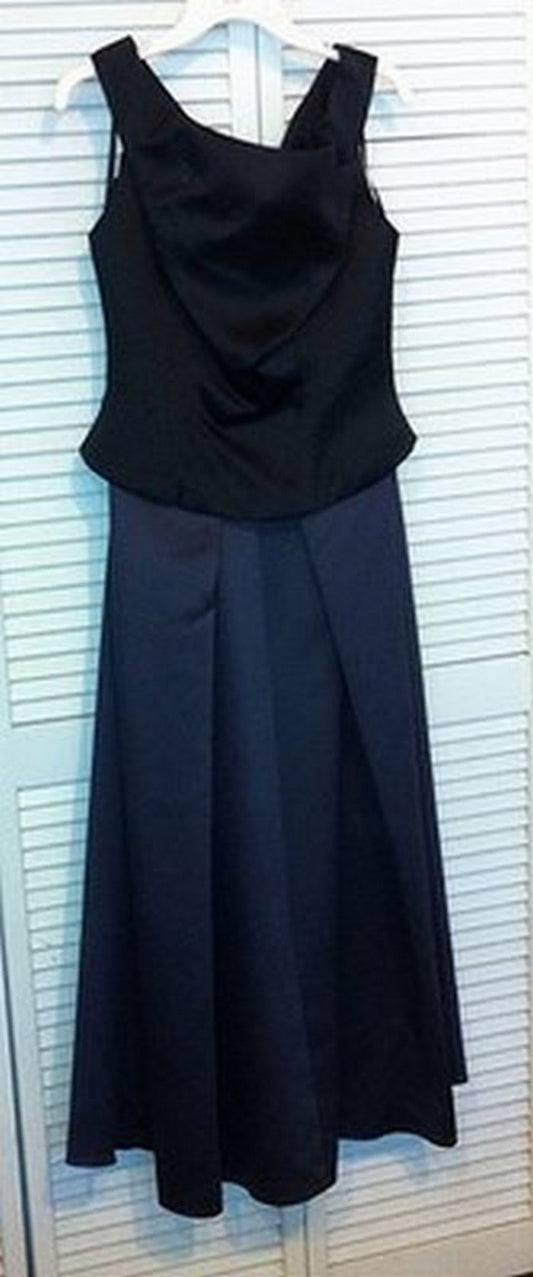 Watters & Watters Women Dress Suit Dress and Top Top Taffeta Black Size 10