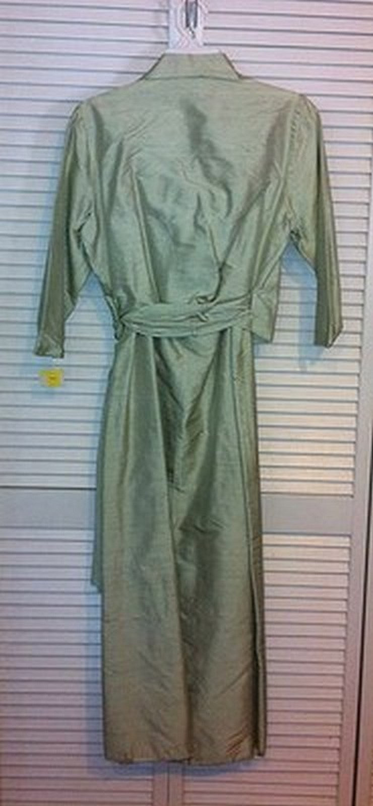 Watters & Watters Women Dress Suit Dress and Top Silk Aqua Size 8