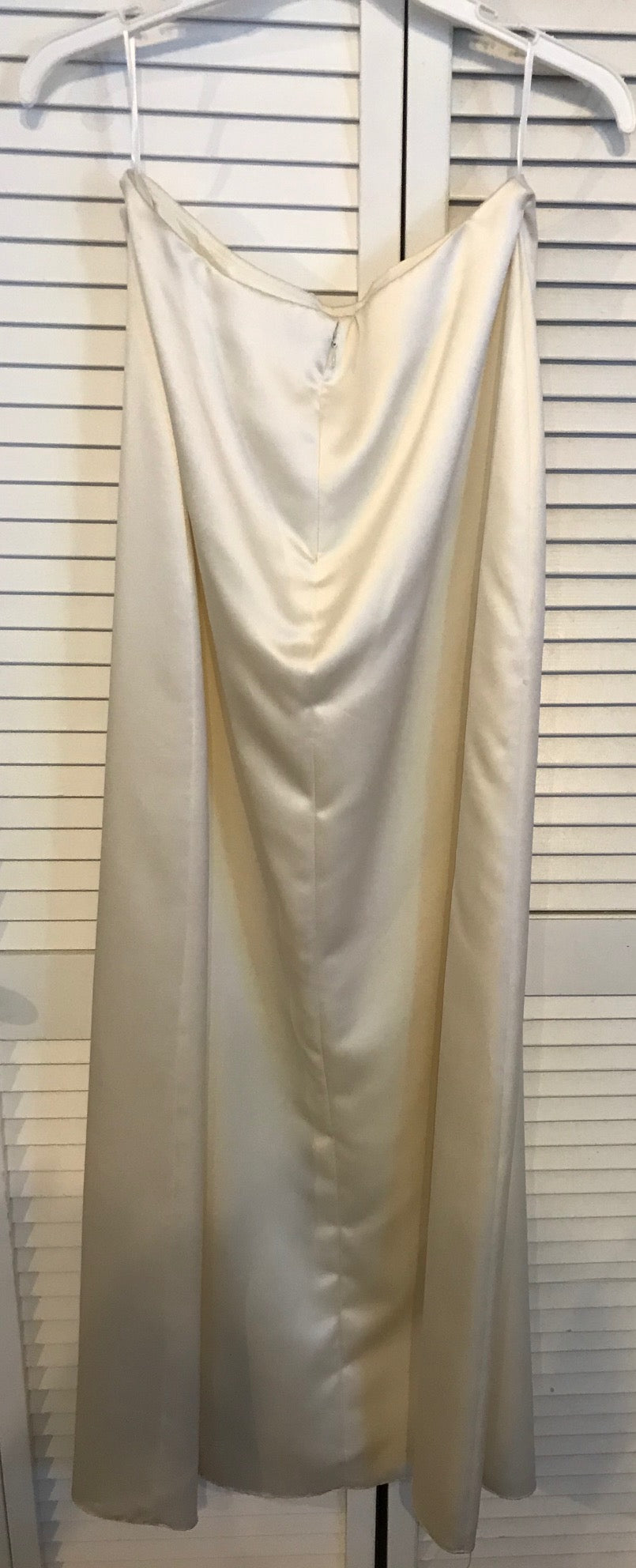 Watters & Watters Women Dress Suit Dress and Top Satin Ivory Size 10