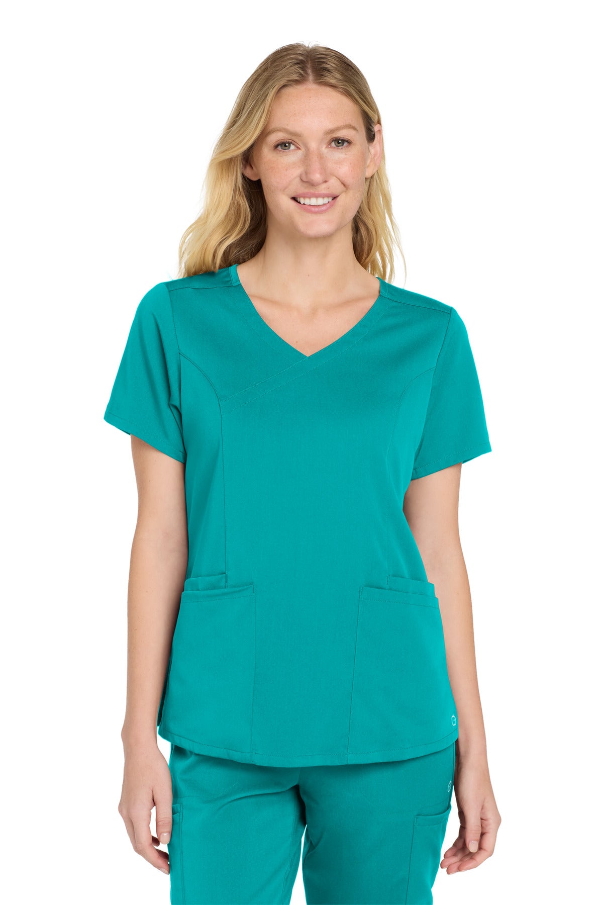 Wink? Women's Premiere Flex? Mock Wrap Top WW4268