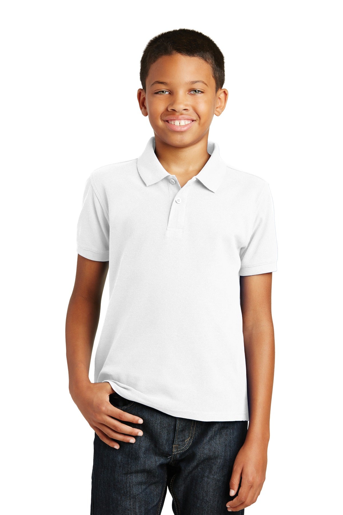 Port Authority? Youth Core Classic Pique Polo. Y100