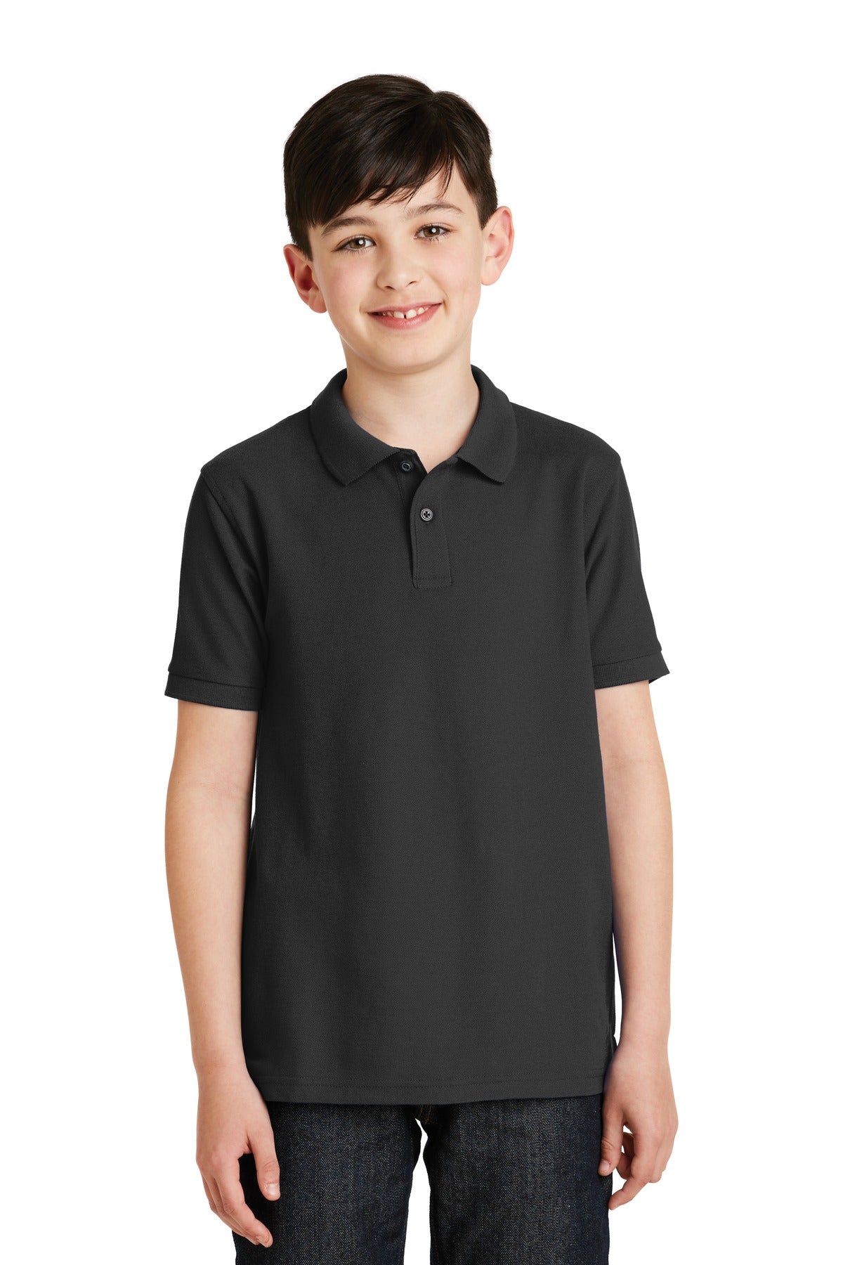 Port Authority? Youth Silk Touch? Polo.  Y500