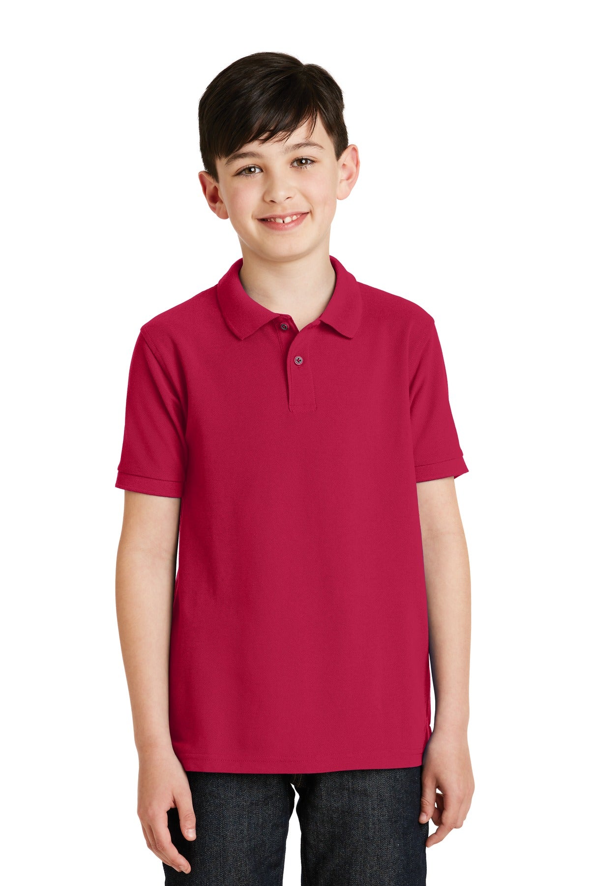 Port Authority? Youth Silk Touch? Polo.  Y500