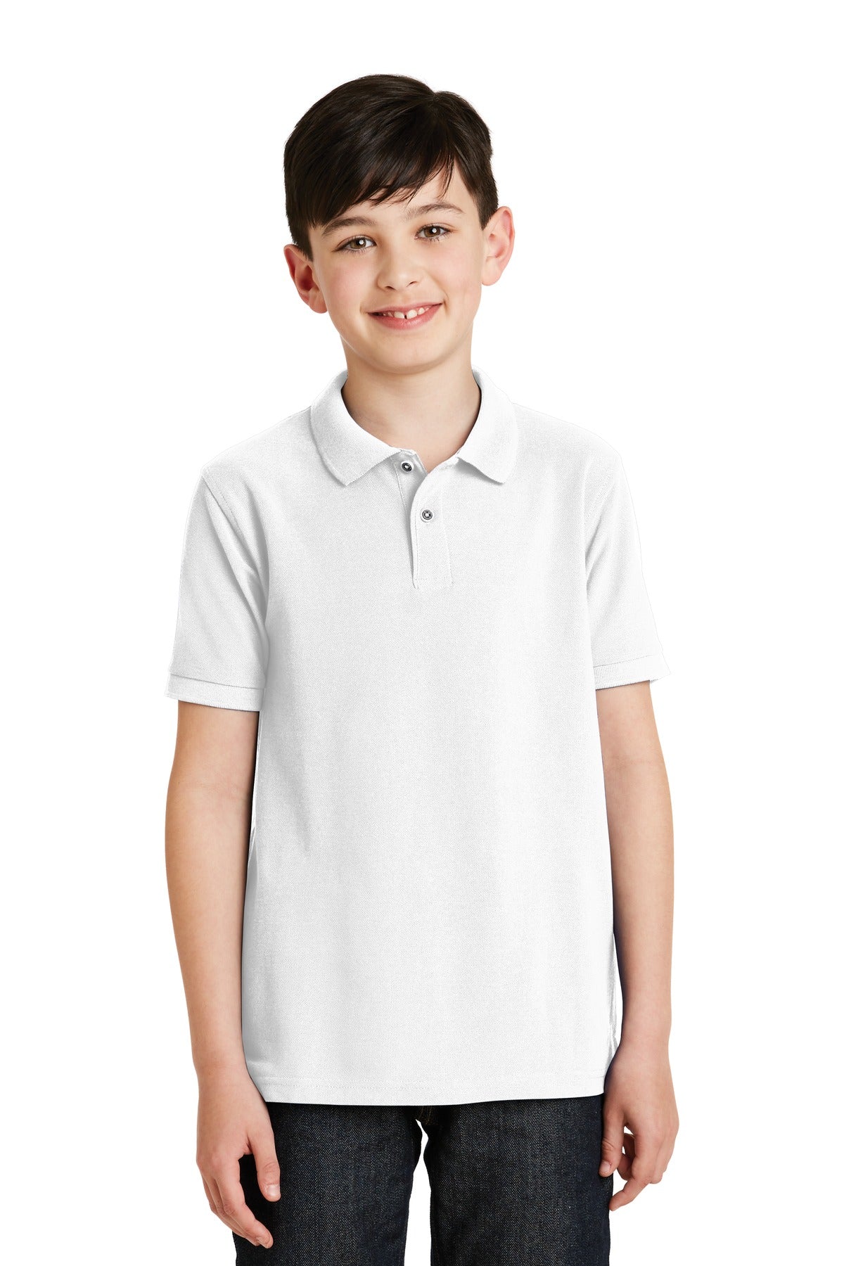 Port Authority? Youth Silk Touch? Polo.  Y500