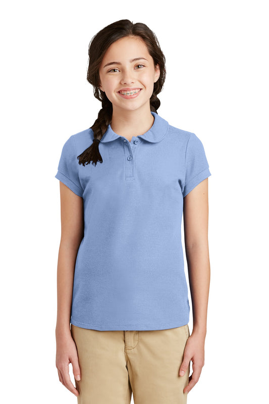 Port Authority? Girls Silk Touch? Peter Pan Collar Polo. YG503