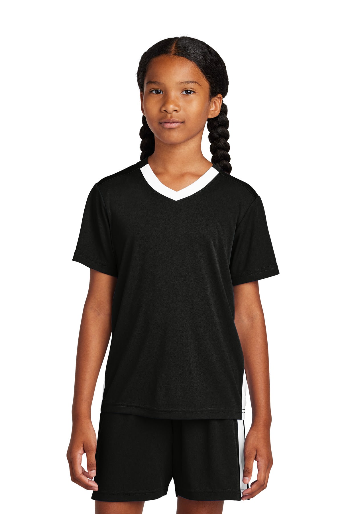 Sport-Tek? Youth Competitor? United V-Neck YST101