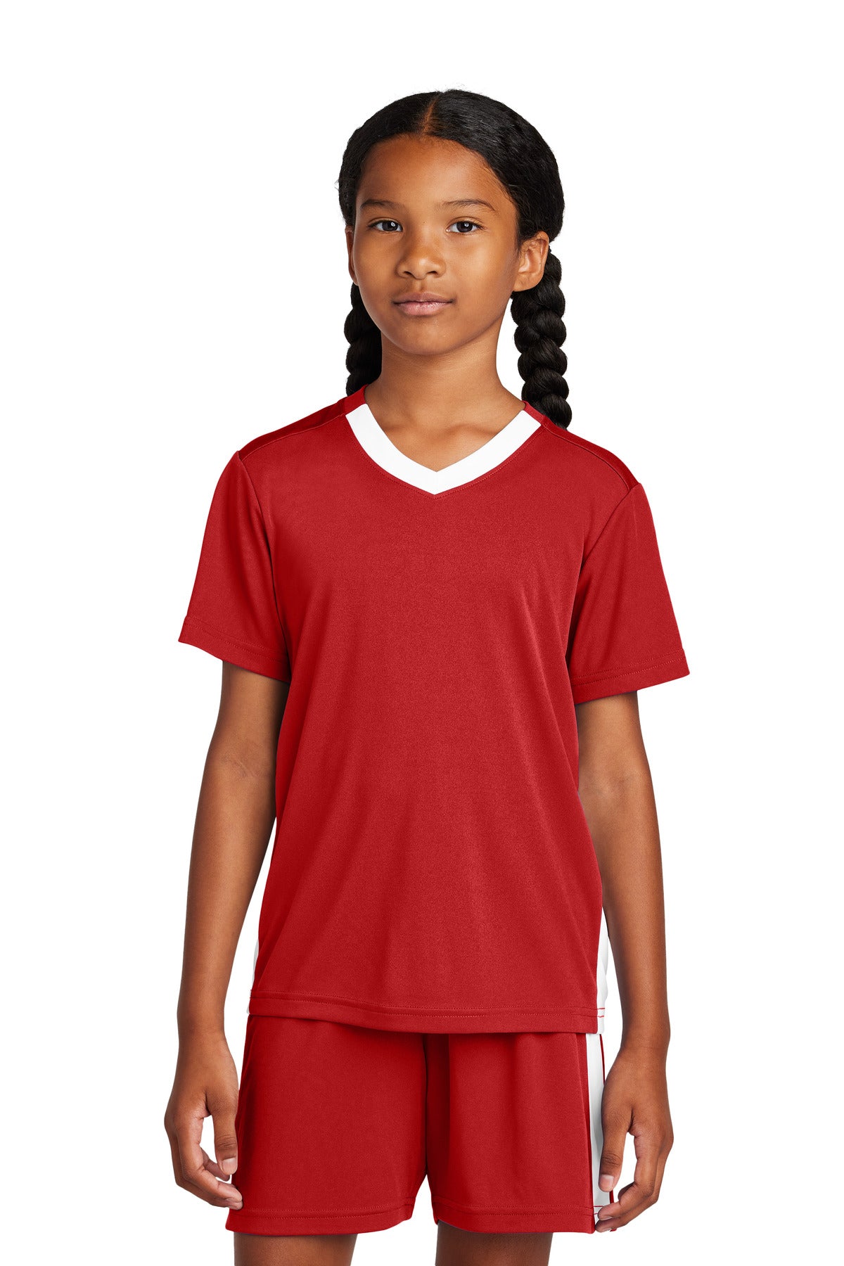 Sport-Tek? Youth Competitor? United V-Neck YST101