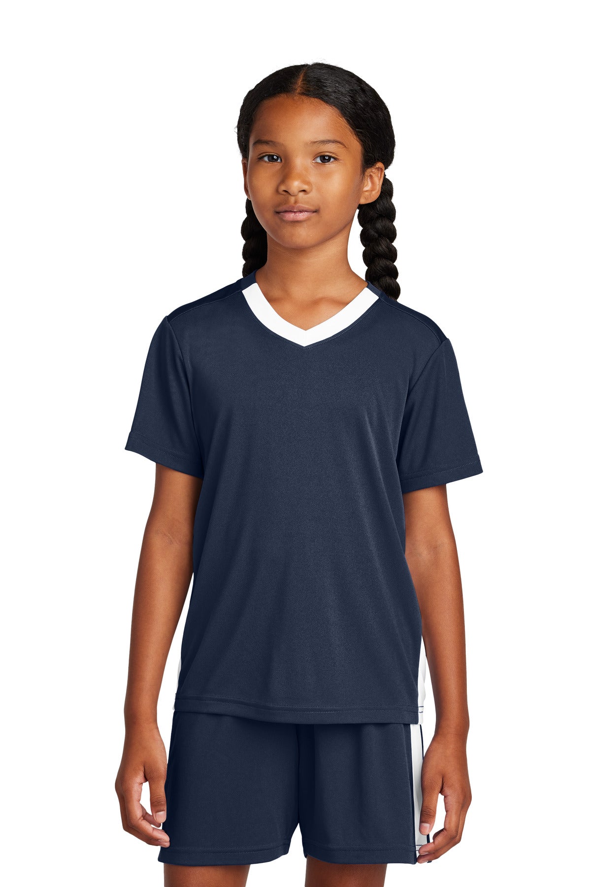 Sport-Tek? Youth Competitor? United V-Neck YST101