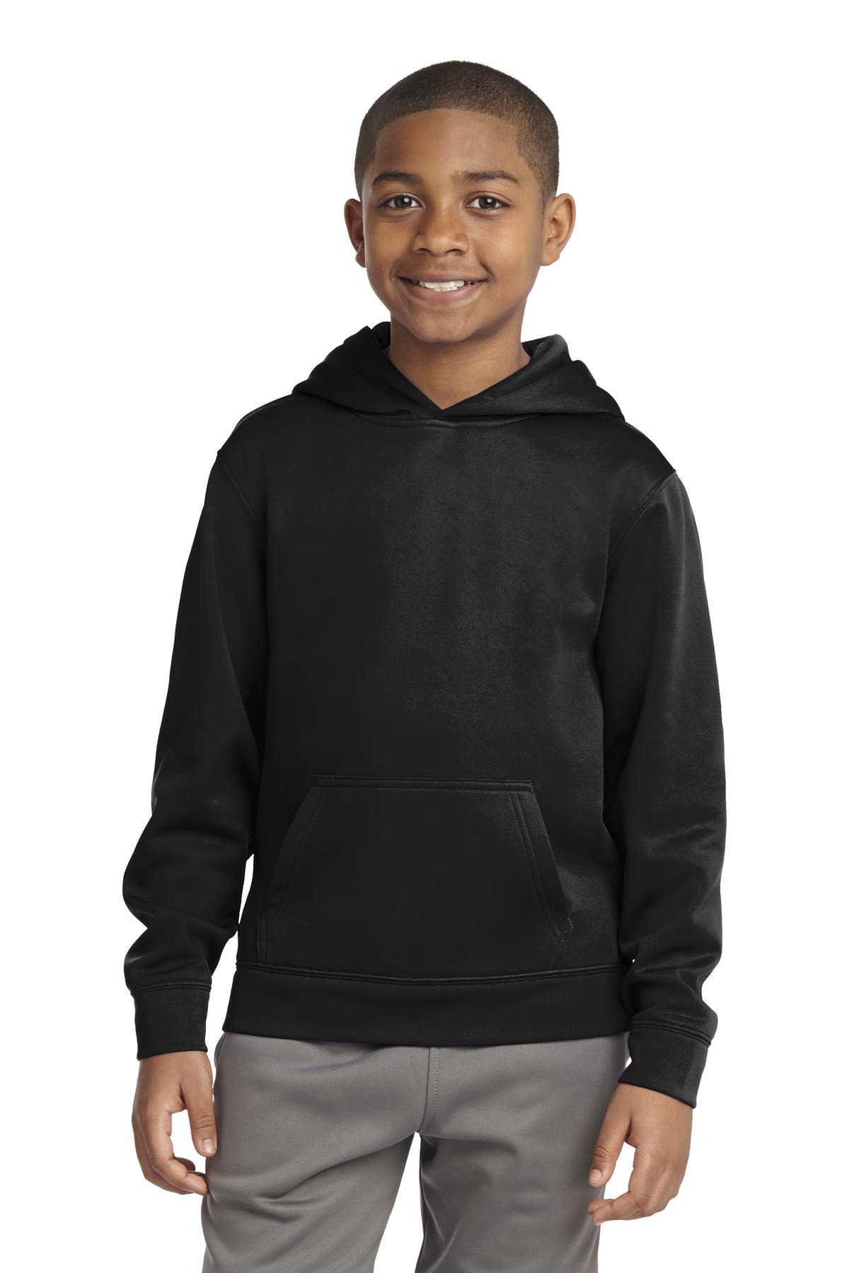 Sport-Tek? Youth Sport-Wick? Fleece Hooded Pullover. YST244