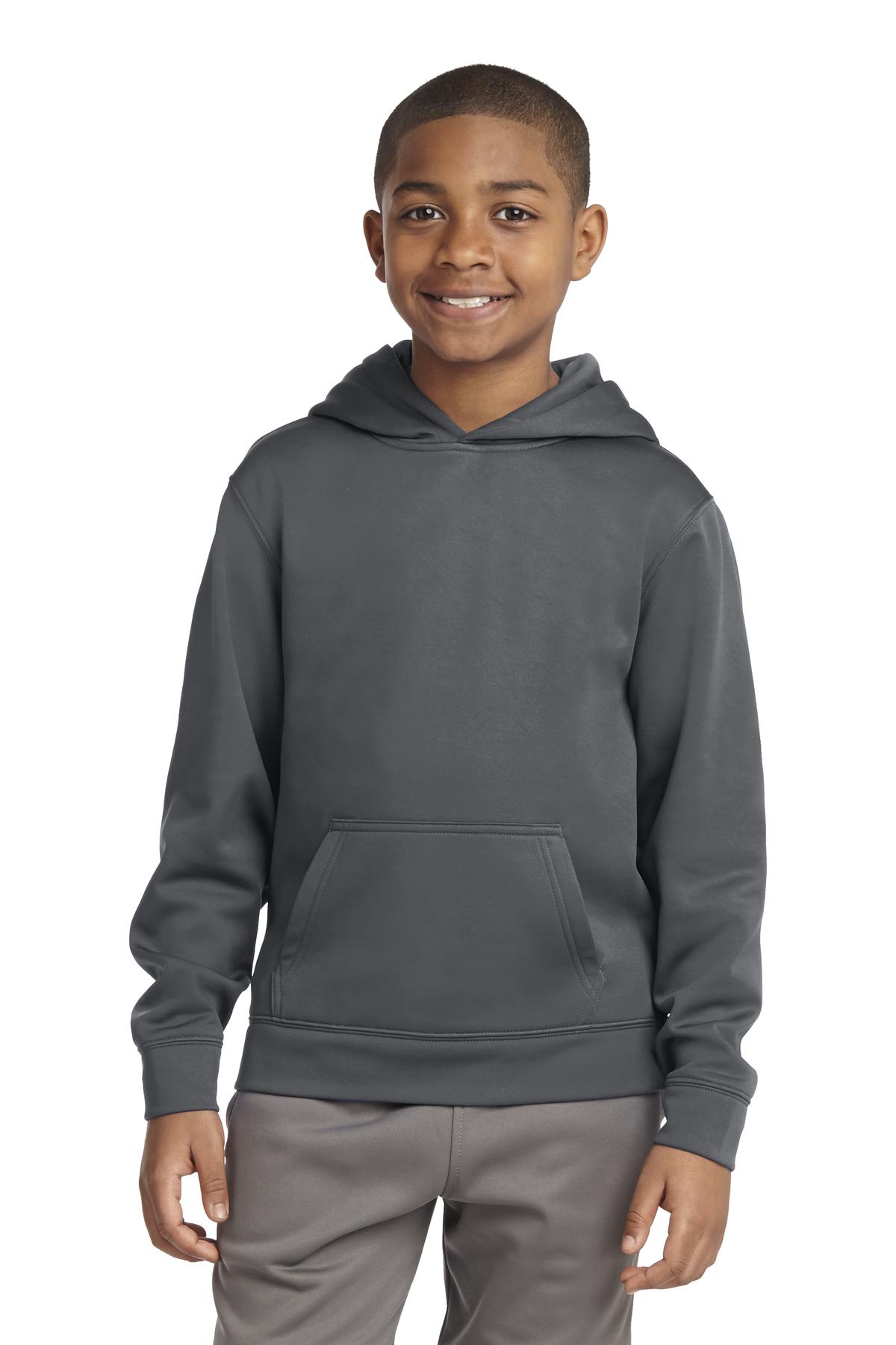 Sport-Tek? Youth Sport-Wick? Fleece Hooded Pullover. YST244