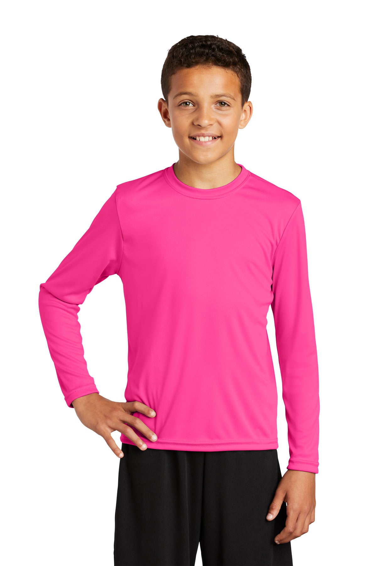 Sport-Tek? Youth Long Sleeve PosiCharge? Competitor? Tee. YST350LS