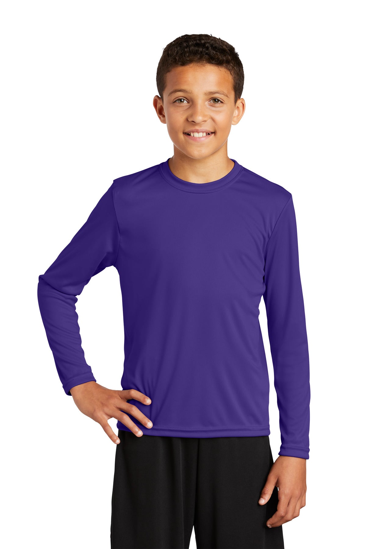 Sport-Tek? Youth Long Sleeve PosiCharge? Competitor? Tee. YST350LS