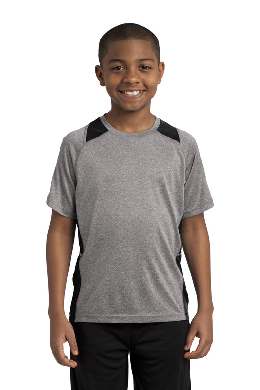 Sport-Tek? Youth Heather Colorblock Contender? Tee. YST361