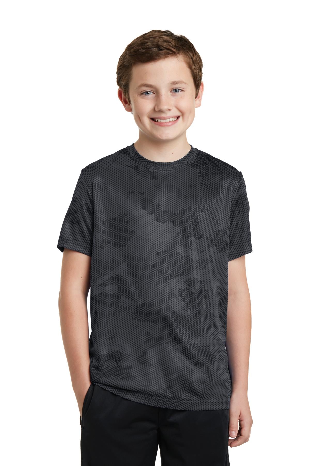 Sport-Tek? Youth CamoHex Tee. YST370