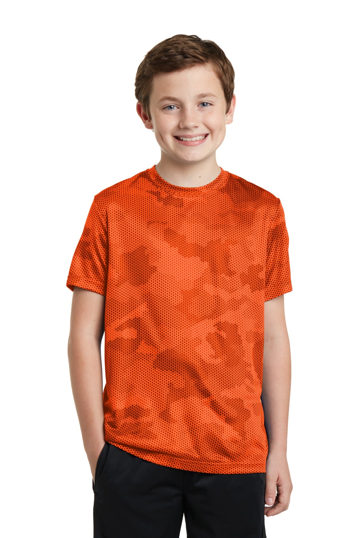 Sport-Tek? Youth CamoHex Tee. YST370