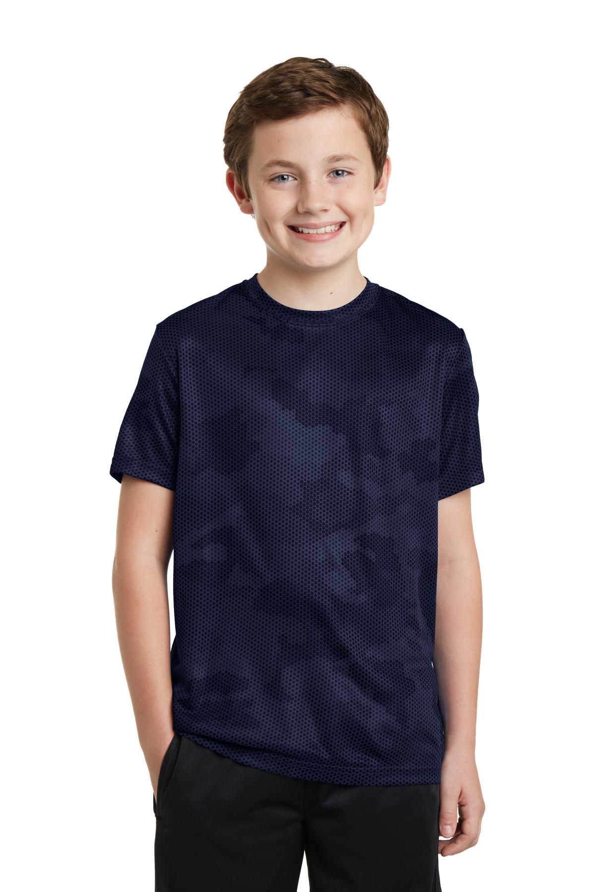 Sport-Tek? Youth CamoHex Tee. YST370