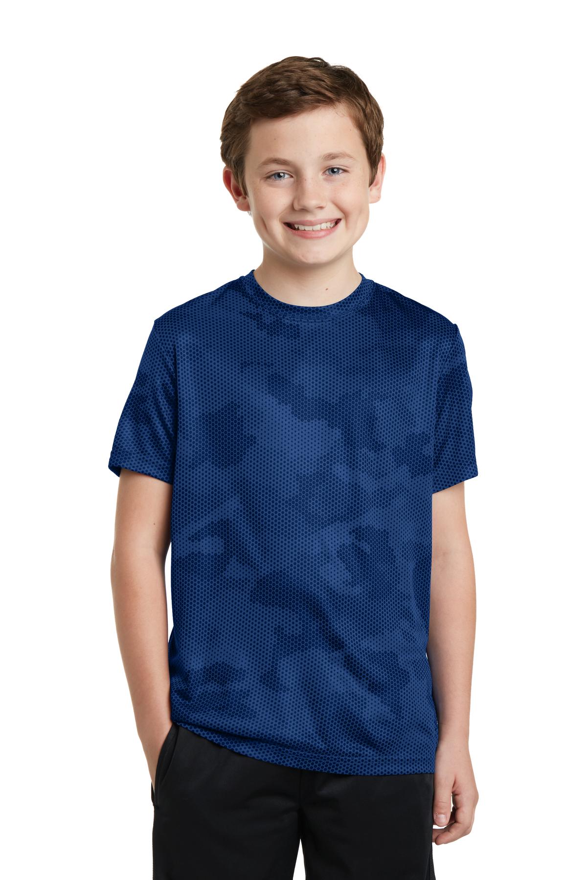 Sport-Tek? Youth CamoHex Tee. YST370