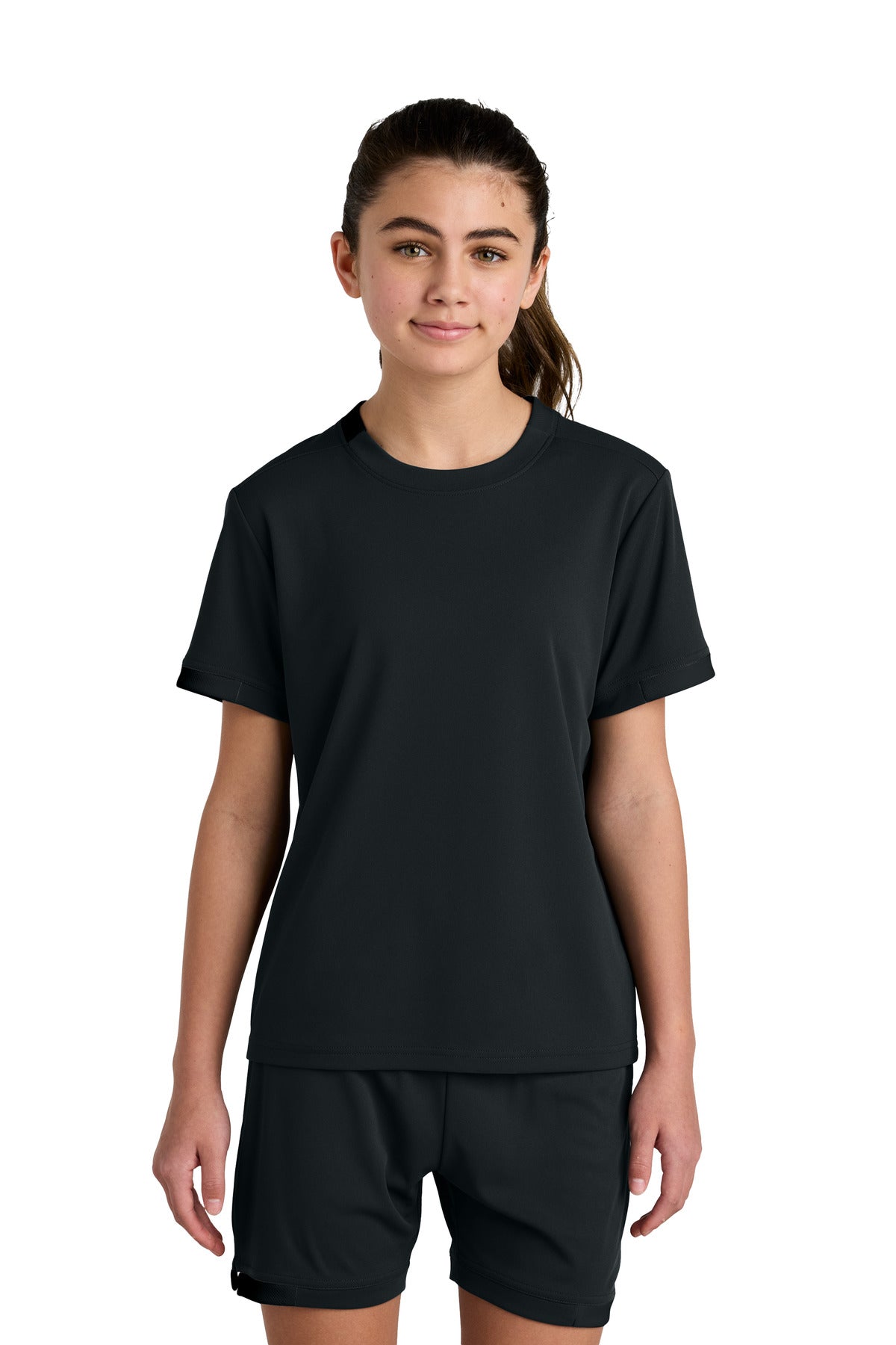 Sport-Tek? Youth Club Short Sleeve Crew YST440