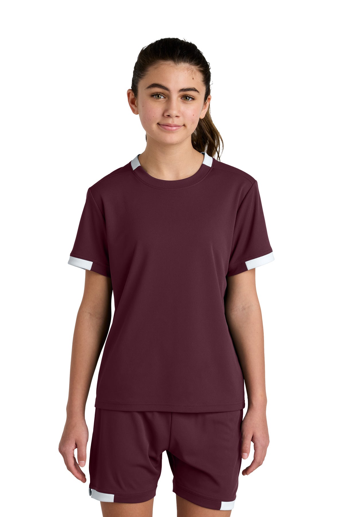 Sport-Tek? Youth Club Short Sleeve Crew YST440