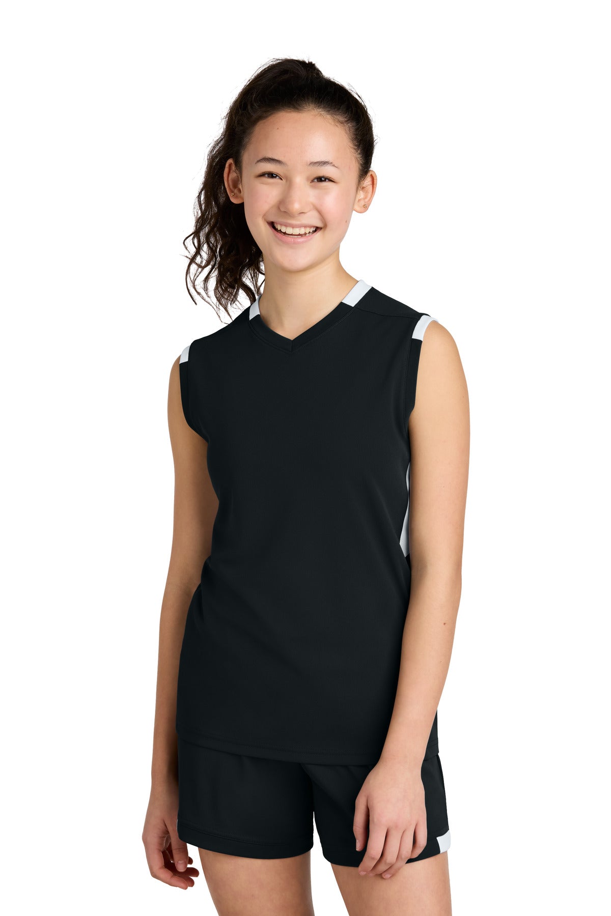 Sport-Tek? Youth Club Sleeveless V-Neck YST441