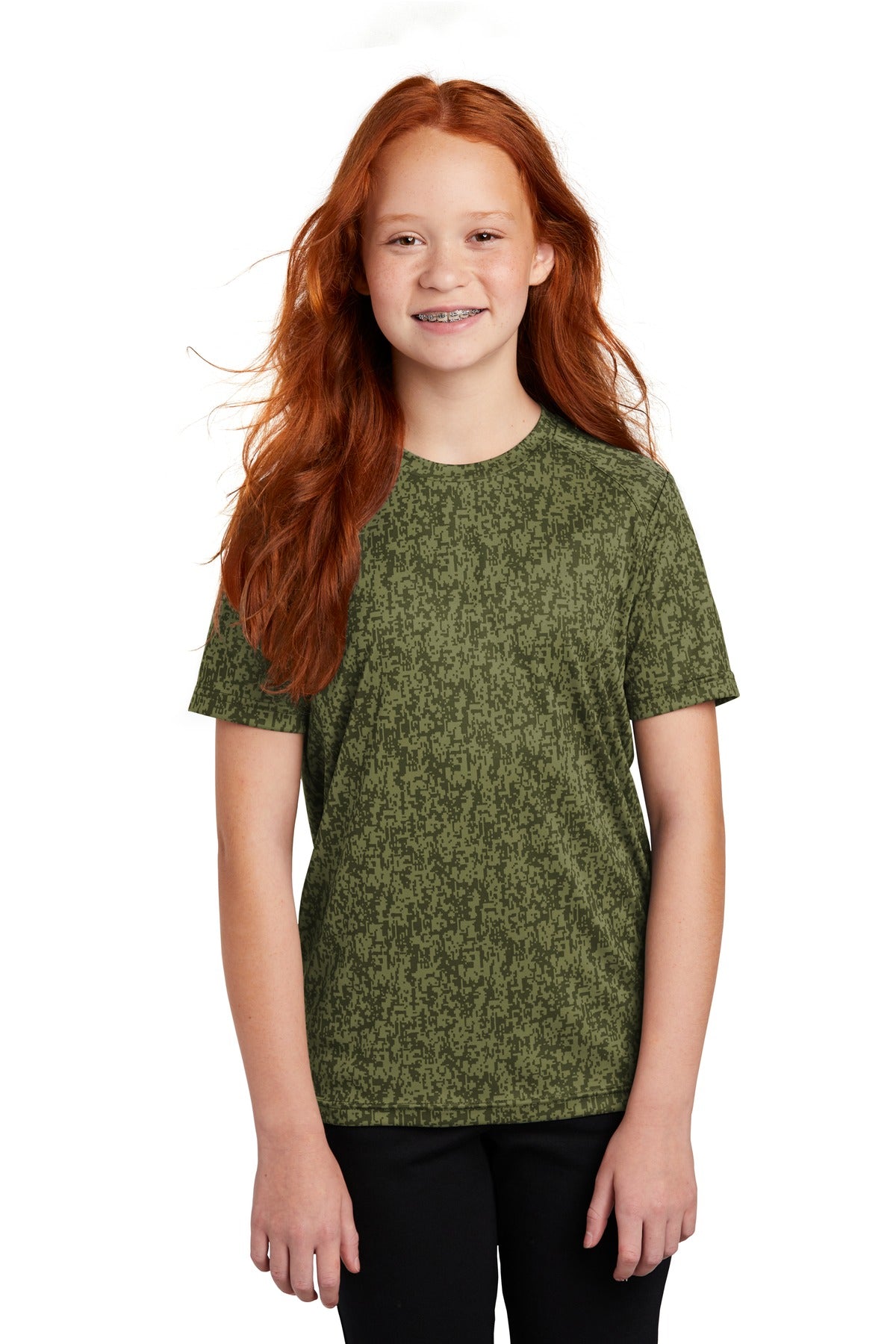 Sport-Tek ? Youth Digi Camo Tee. YST460