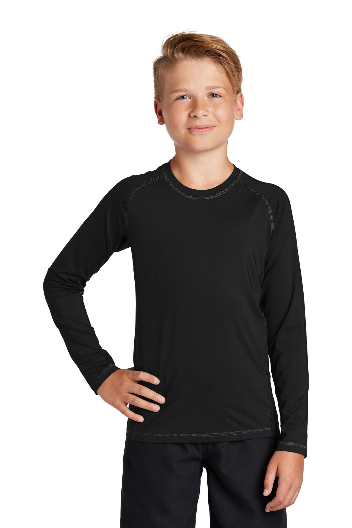 Sport-Tek ? Youth Long Sleeve Rashguard Tee. YST470LS