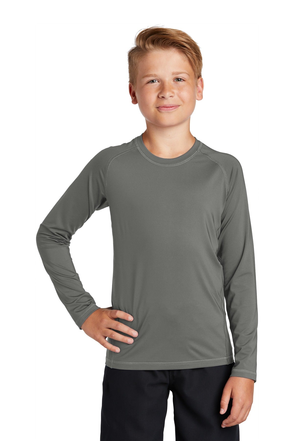 Sport-Tek ? Youth Long Sleeve Rashguard Tee. YST470LS