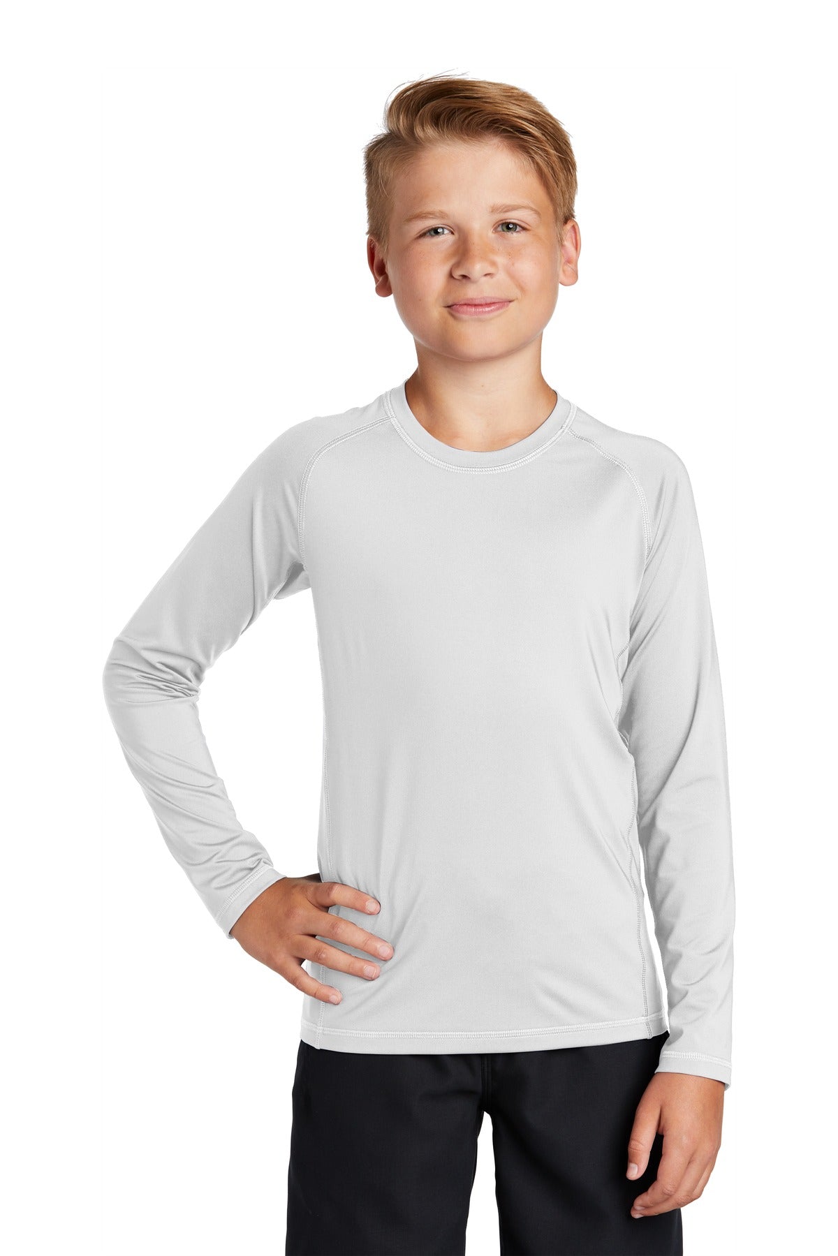 Sport-Tek ? Youth Long Sleeve Rashguard Tee. YST470LS