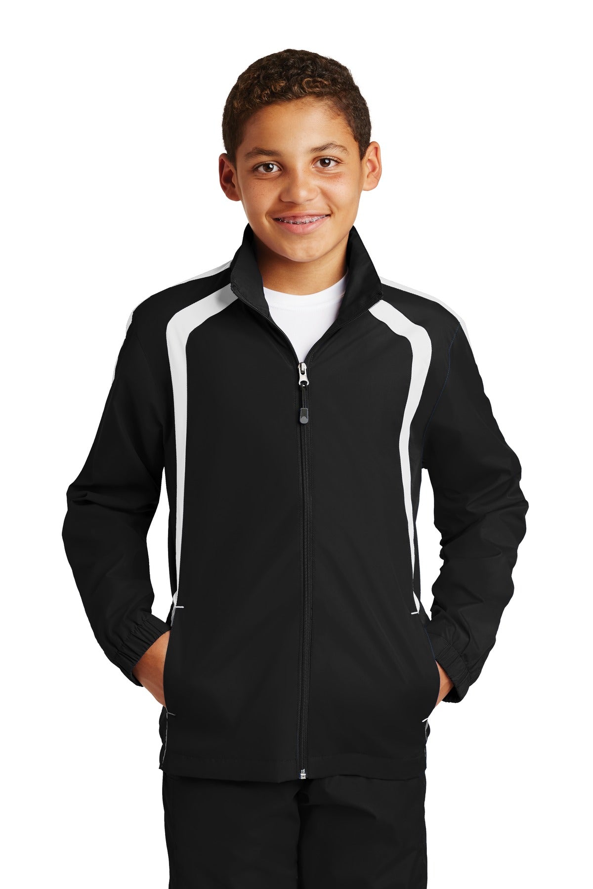 Sport-Tek? Youth Colorblock Raglan Jacket. YST60