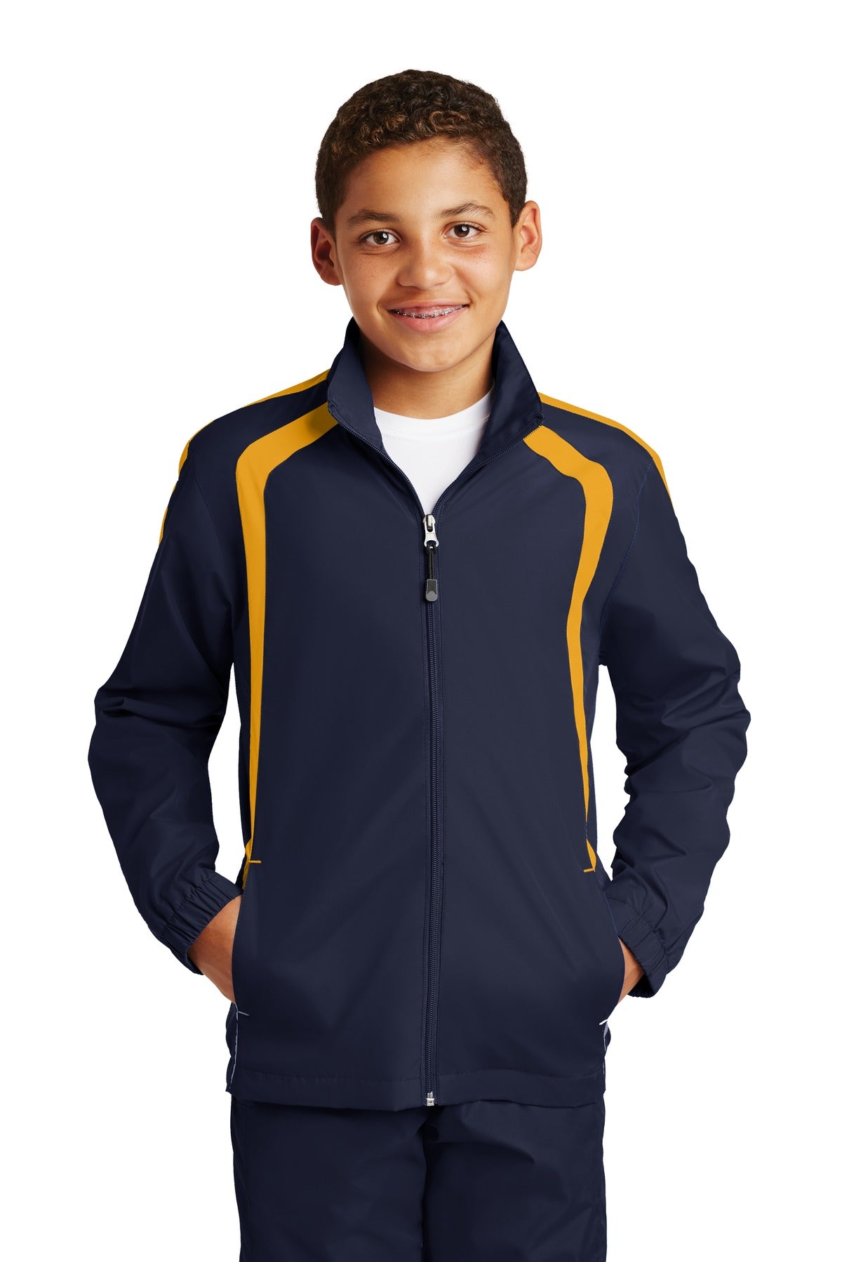 Sport-Tek? Youth Colorblock Raglan Jacket. YST60