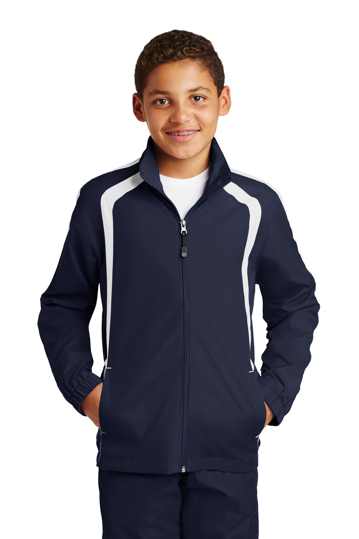 Sport-Tek? Youth Colorblock Raglan Jacket. YST60