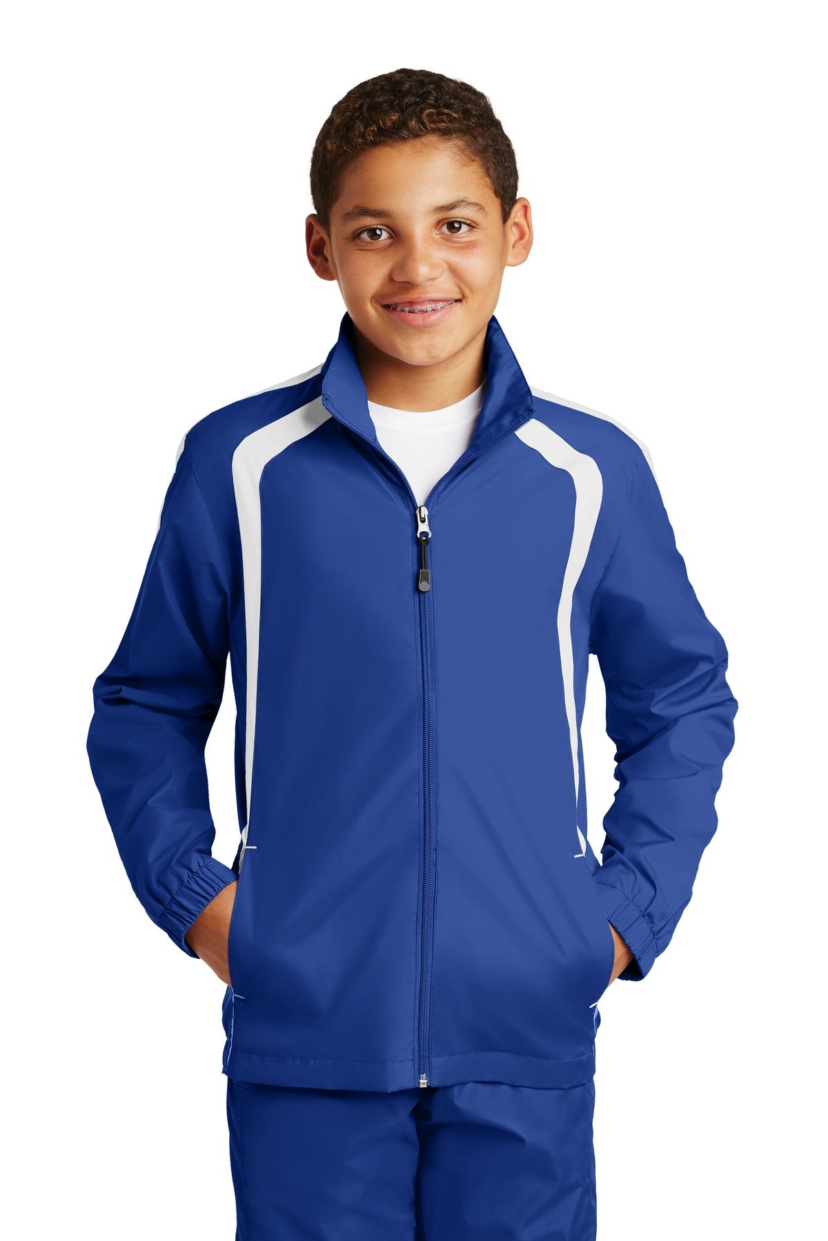 Sport-Tek? Youth Colorblock Raglan Jacket. YST60