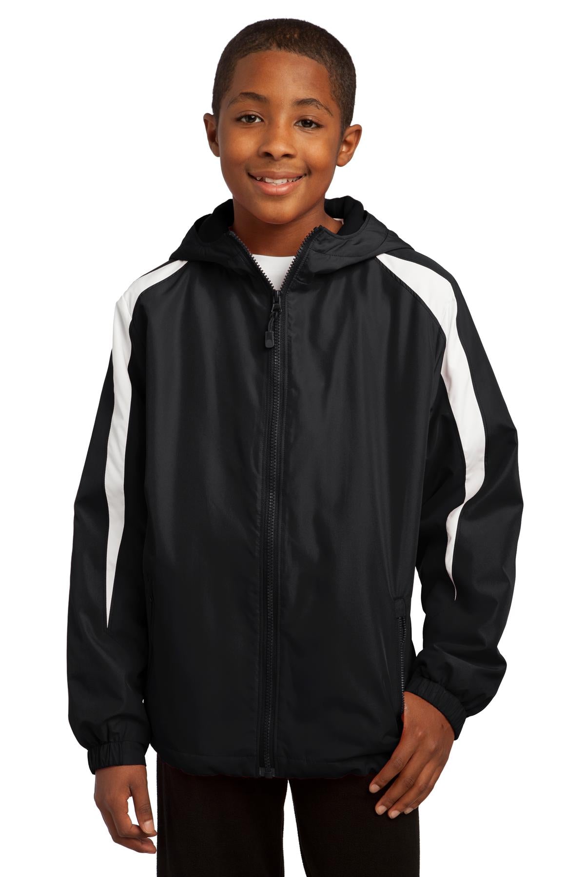 Sport-Tek? Youth Fleece-Lined Colorblock Jacket. YST81