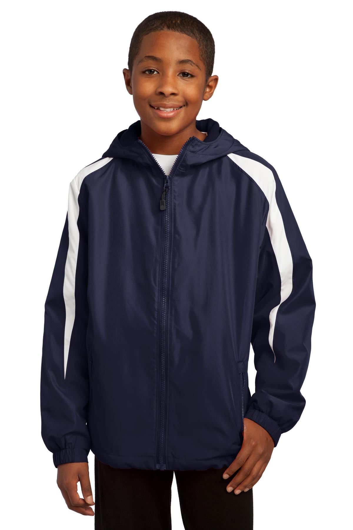 Sport-Tek? Youth Fleece-Lined Colorblock Jacket. YST81