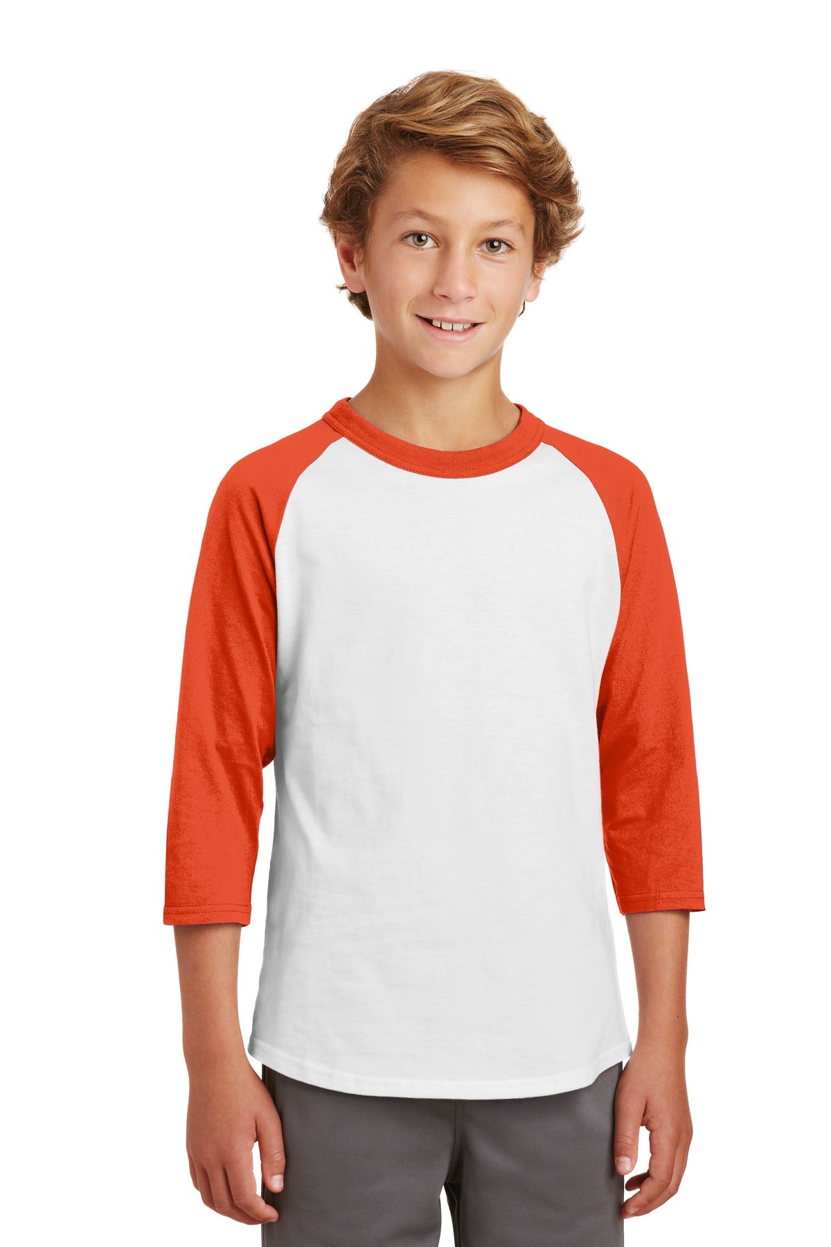 Sport-Tek? Youth Colorblock Raglan Jersey.  YT200